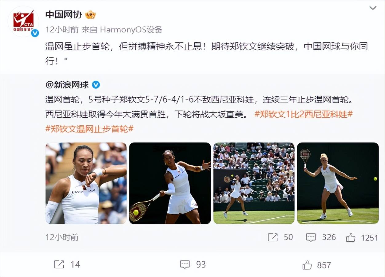 包含美网正赛入围名单公布：郑钦文领衔5+2，中国网协7人位列其中的词条